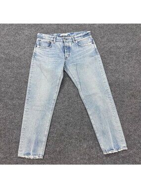 Moussy Cedar Rapids Tapered Denim Blue Jeans Button Fly 025ESC11-2340 Womens 30